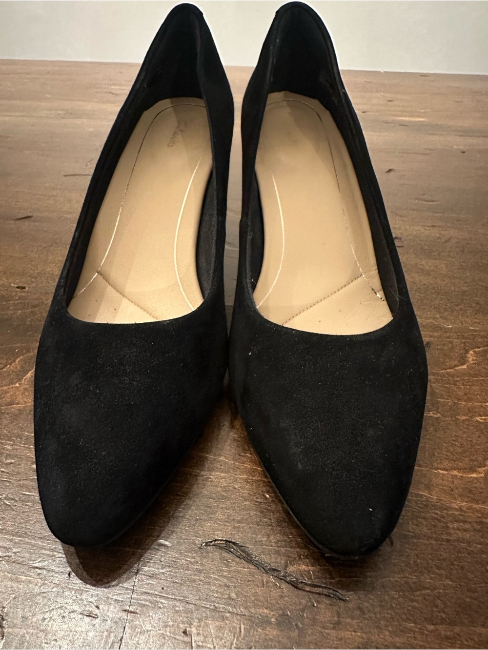 Clark’s Classic Black Pointed Heel
